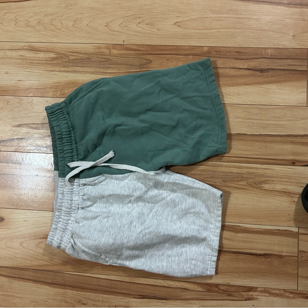 Green and Gray Casual Shorts (2ndset)